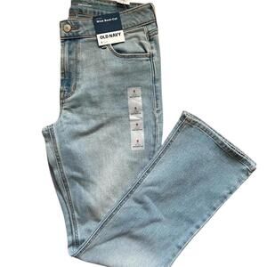 Old Navy Wow Boot-Cut Light Denim Jeans Womens Size 6 Short NWT